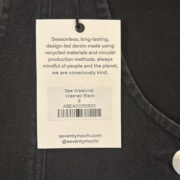 SEVENTY + MOCHI DENIM VEST - Picture 3 of 5